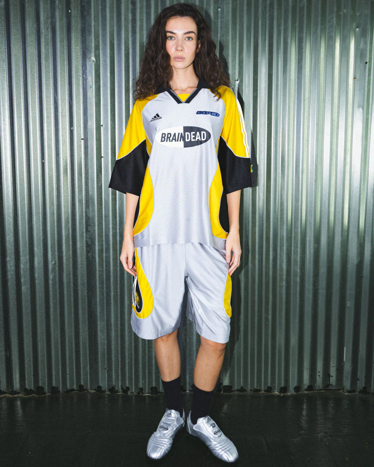 Brain Dead x adidas Shorts - Silver - Image 7