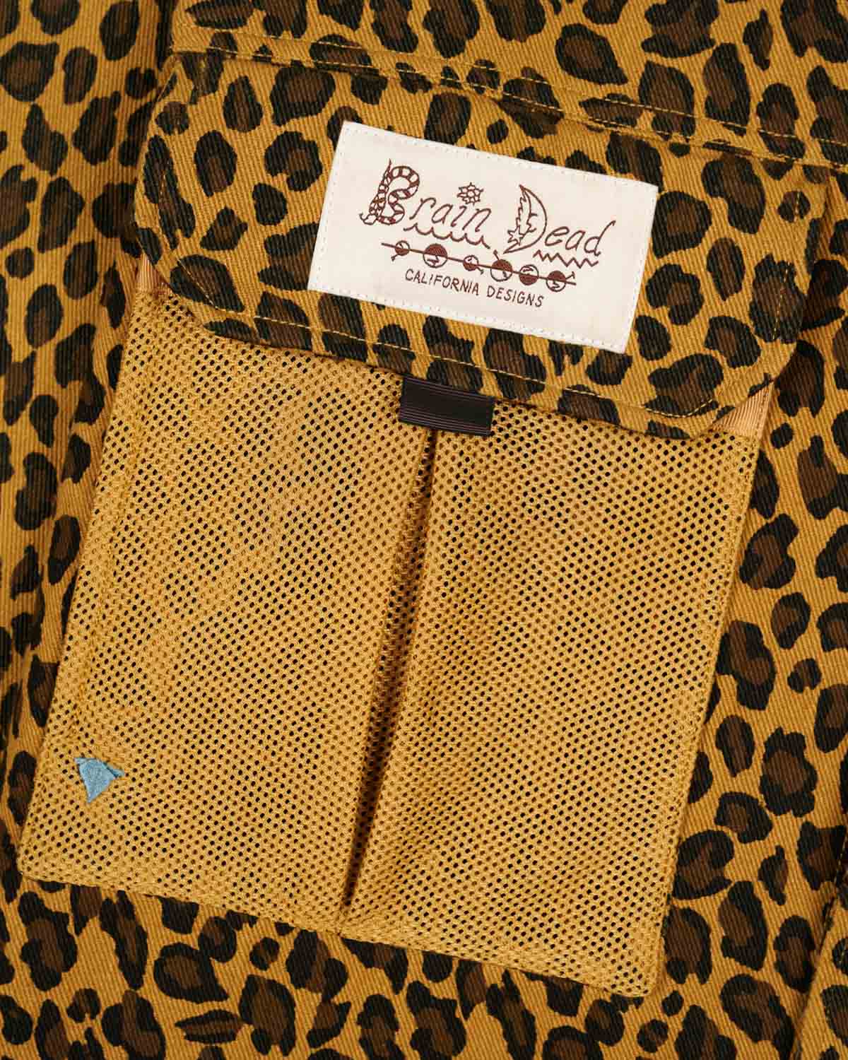 Cropped Chore Jacket - Leopard - Image 4