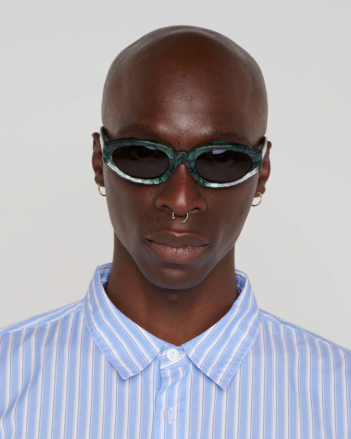 Shyne Post Modern Primitive Eye Protection - Green Pearl - Image 5