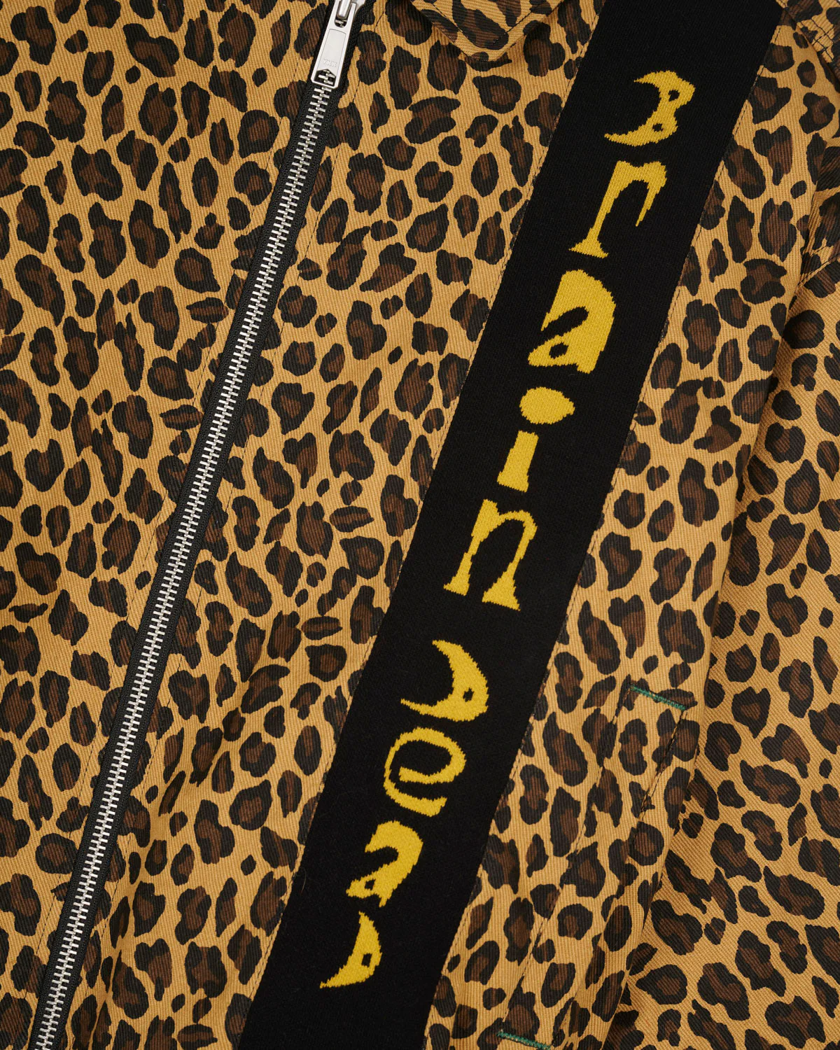 Twill Flight Jacket - Leopard - Image 2