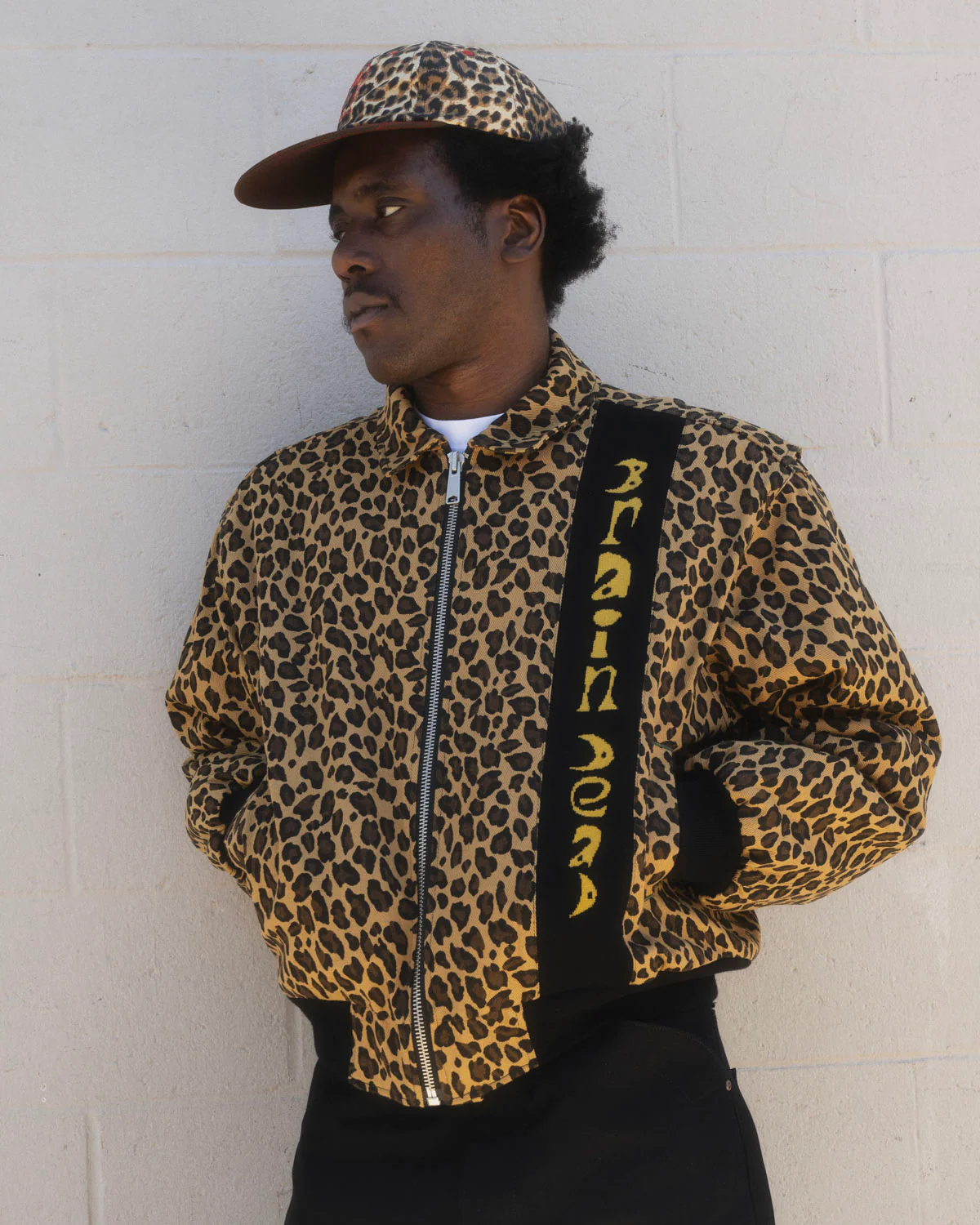 Twill Flight Jacket - Leopard - Image 6
